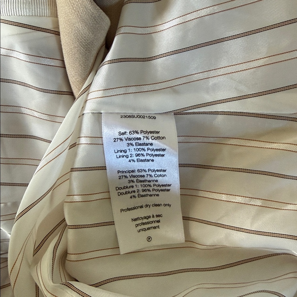 Veronica Beard Diego dickey jacket heathered sand - Picture 14 of 14